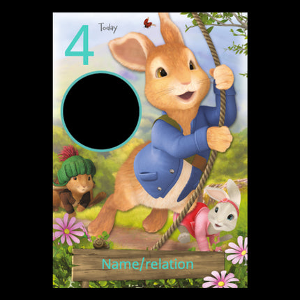 Peter Rabbit Age Image Birthday Card - A5 Greeting Card