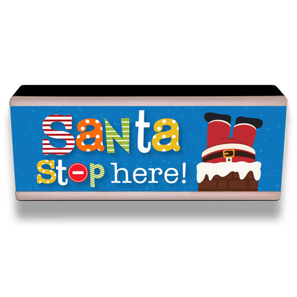 Personalite Light box - Santa stop (non personalised)