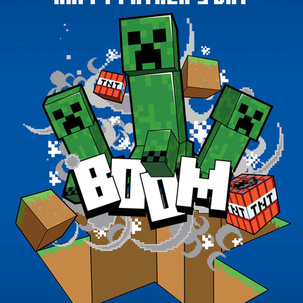 Minecraft Fathers day card
