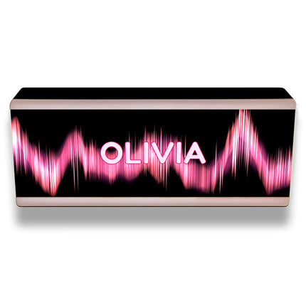 Personalite Light box - Sound waves pink