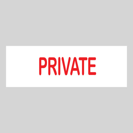 Personalite Insert - Private (non personalised)