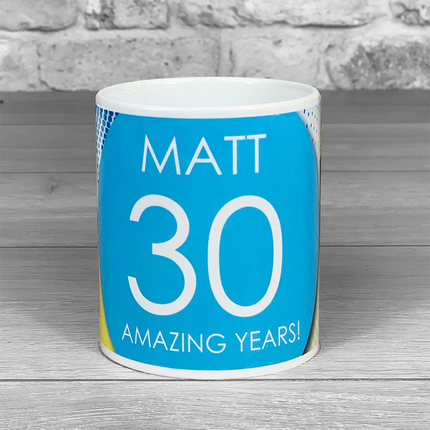 Any age Mug with personalised Name - Hexcanvas