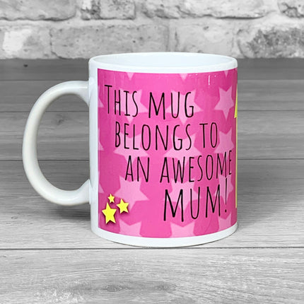 Awesome Mum Personalised Photo Mug - Hexcanvas