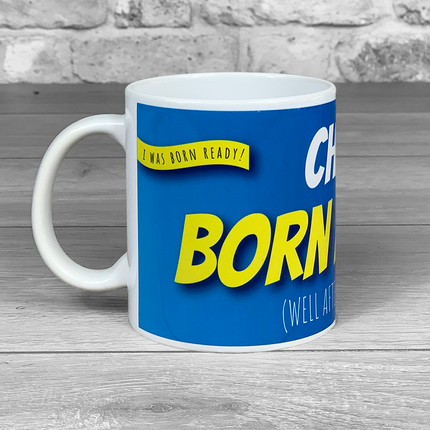 Born Ready (after Tea!) Personalised name Mug - Hexcanvas