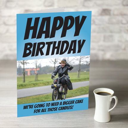 Happy Birthday - We're Going To Need A Bigger Cake Card - Hexcanvas