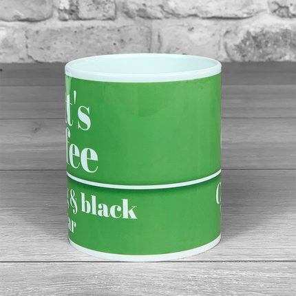 Coffee Mug 'How do you like yours?' with Personalised Name - Hexcanvas