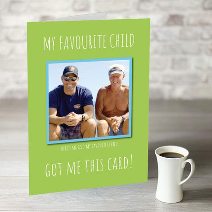 My Favourite Child Got Me This Card - Hexcanvas