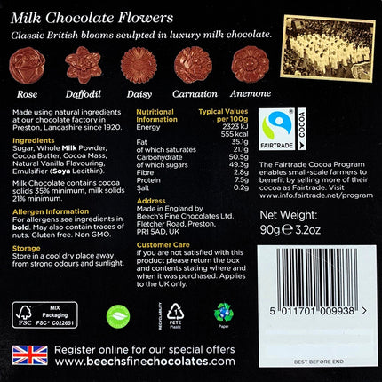 Milk Chocolate Flowers - Hexcanvas