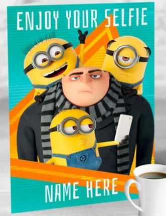 Despicable Me Personalised Card