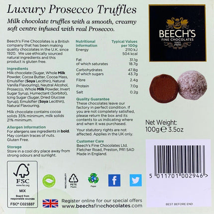 Luxury Prosecco Truffles - Hexcanvas