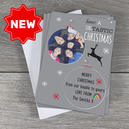 Christmas Card Pack of 6 - Have a Stagtastic Christmas - Hexcanvas