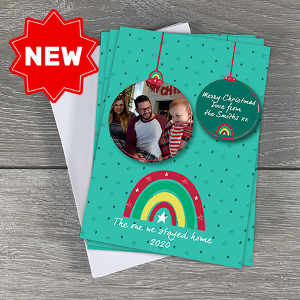 Christmas Card Pack of 6 - The one where we stayed at home - Hexcanvas