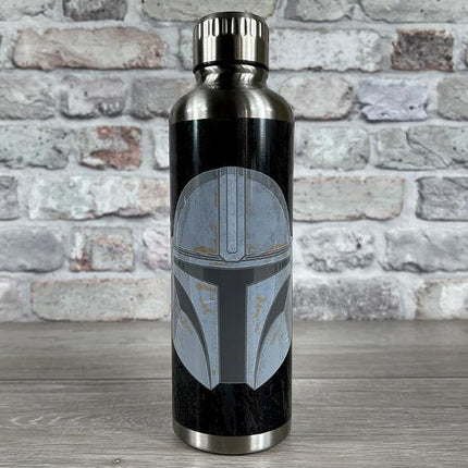 Star Wars The Mandalorian Metal Water Bottle