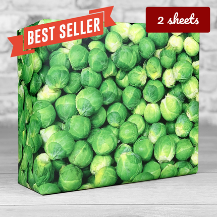 Brussel Sprouts wrapping paper - Hexcanvas