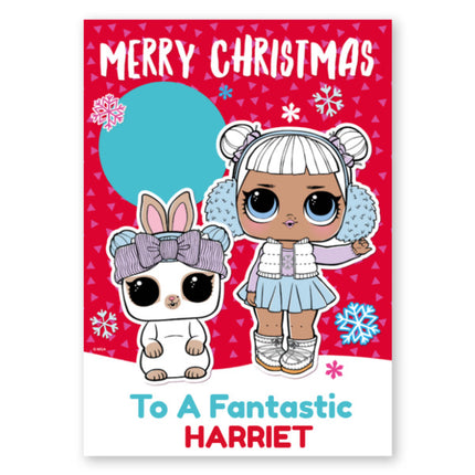 LOL Surprise Daughter Christmas Card - A5 Greeting Card