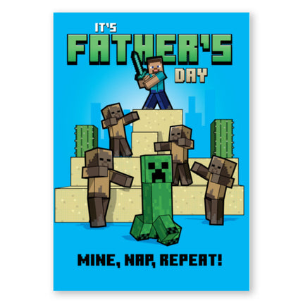 Minecraft Fathers day card