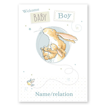 Guess How Much I Love You Baby Boy Card - A5 Greeting Card