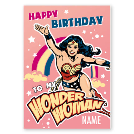 Wonder Woman Birthday- A5 Greeting Card