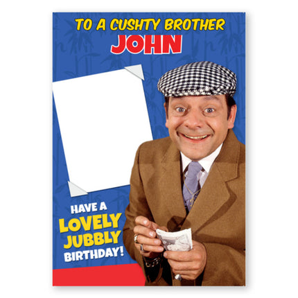 Only Fools and Horses Personalised Cushty Photo Birthday Card - A5 Greeting Card