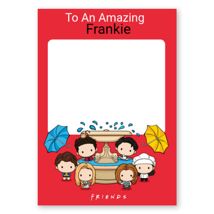 Friends Any Name, Relation and Photo Card - A5 Greeting Card