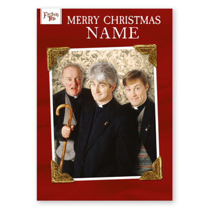 Father Ted Any Name Christmas Card - A5 Greeting Card