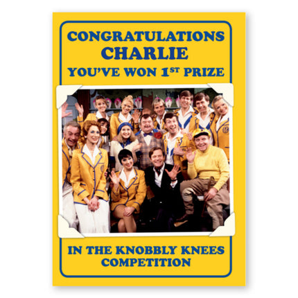 Hi De Hi Personalised Knobbly Knees Competition Birthday Card - A5 Greeting Card