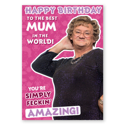 Mrs Brown's Boys Personalised Best In The World Birthday Card - A5 Greeting Card