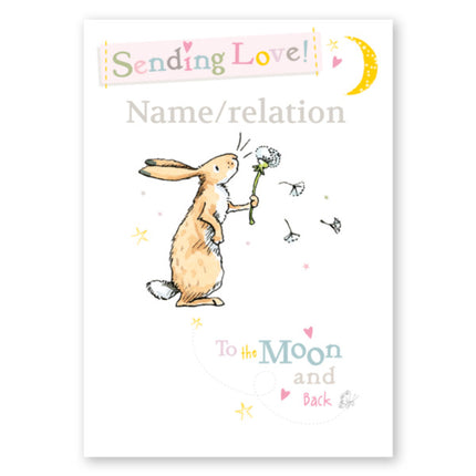 Guess How Much I Love You Sending Love Card - A5 Greeting Card