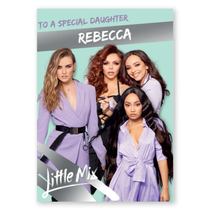 Little Mix Personalised Relation Birthday Card - A5 Greeting Card