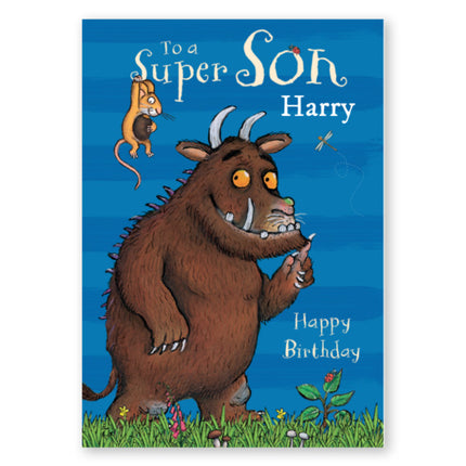 The Gruffalo Personalised Son Birthday Card - A5 Greeting Card