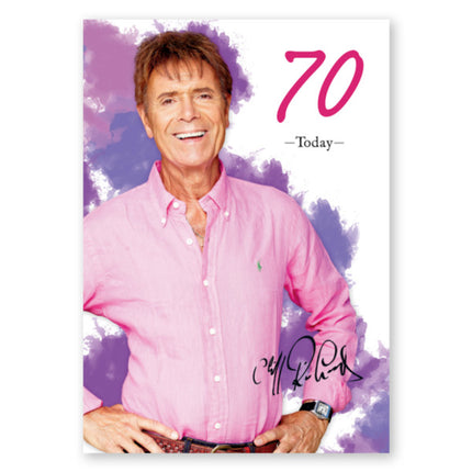 Cliff Richard Personalised Age Birthday Card - A5 Greeting Card