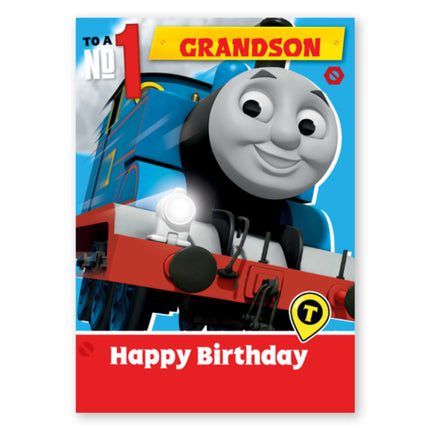 Thomas and Friends Personalised Number One Any Relation and Name Birthday Card - A5 Greeting Card