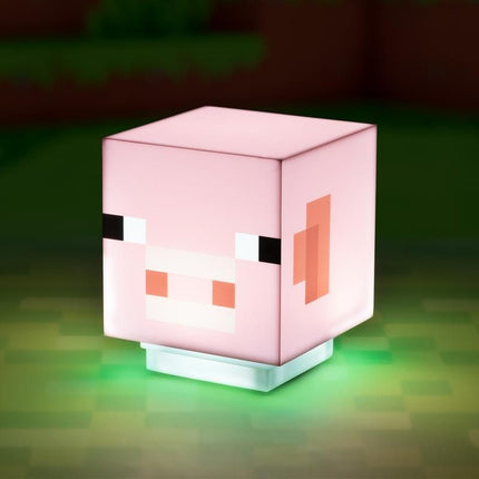 PERSONALISED Minecraft Pig Light with Sound - Hexcanvas